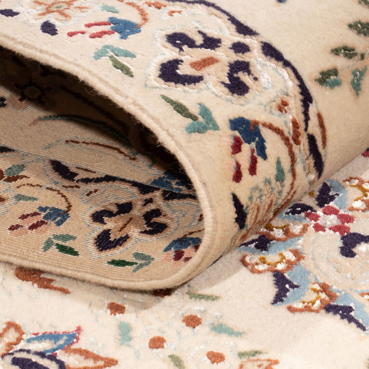 Loper Perzisch tapijt - Nain - 226 x 59 cm - crème