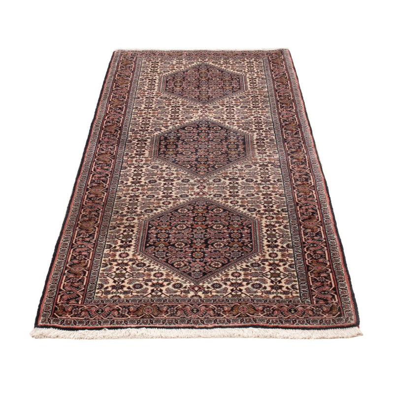 Loper Perzisch tapijt - Bijar - 210 x 77 cm - donkerbruin