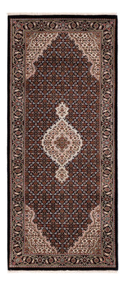 Loper Oosters tapijt - Tabriz - 202 x 85 cm - donker beige