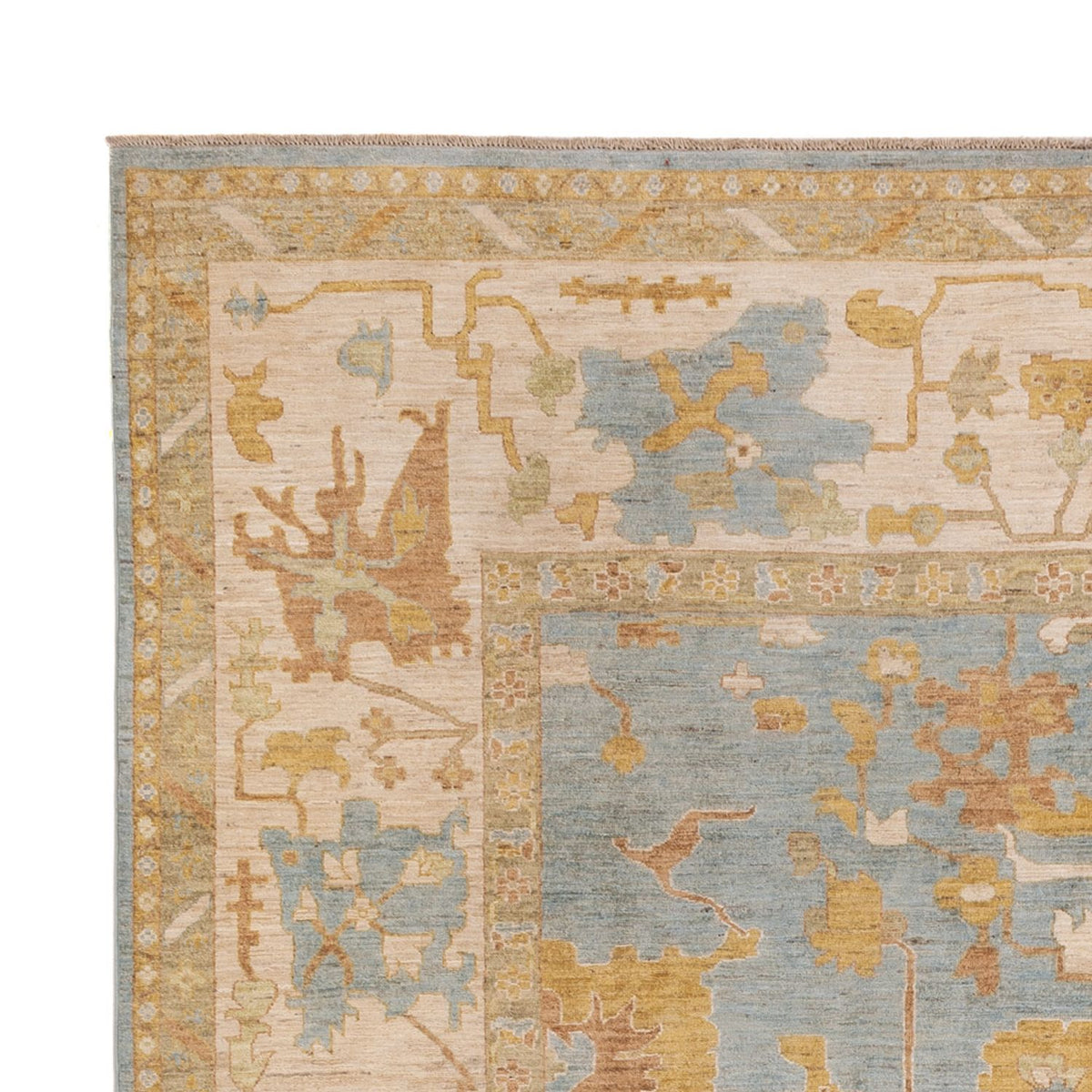 Ziegler Tapijt - Usak - 306 x 245 cm - turkoois