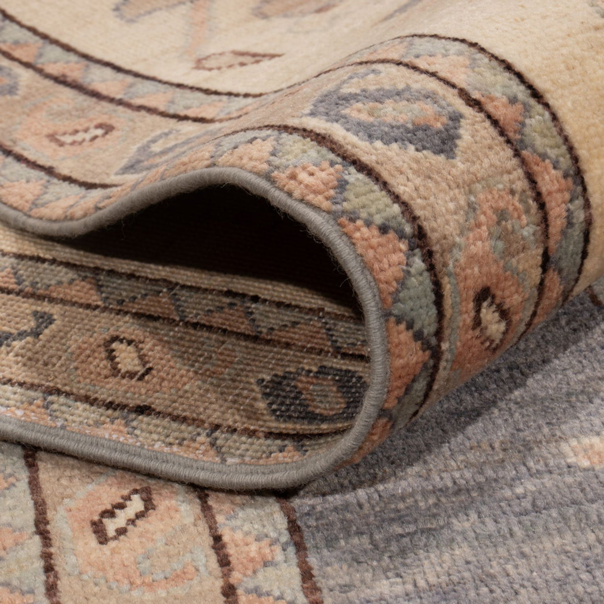 Ziegler Tapijt - Usak - 298 x 249 cm - zee blauw