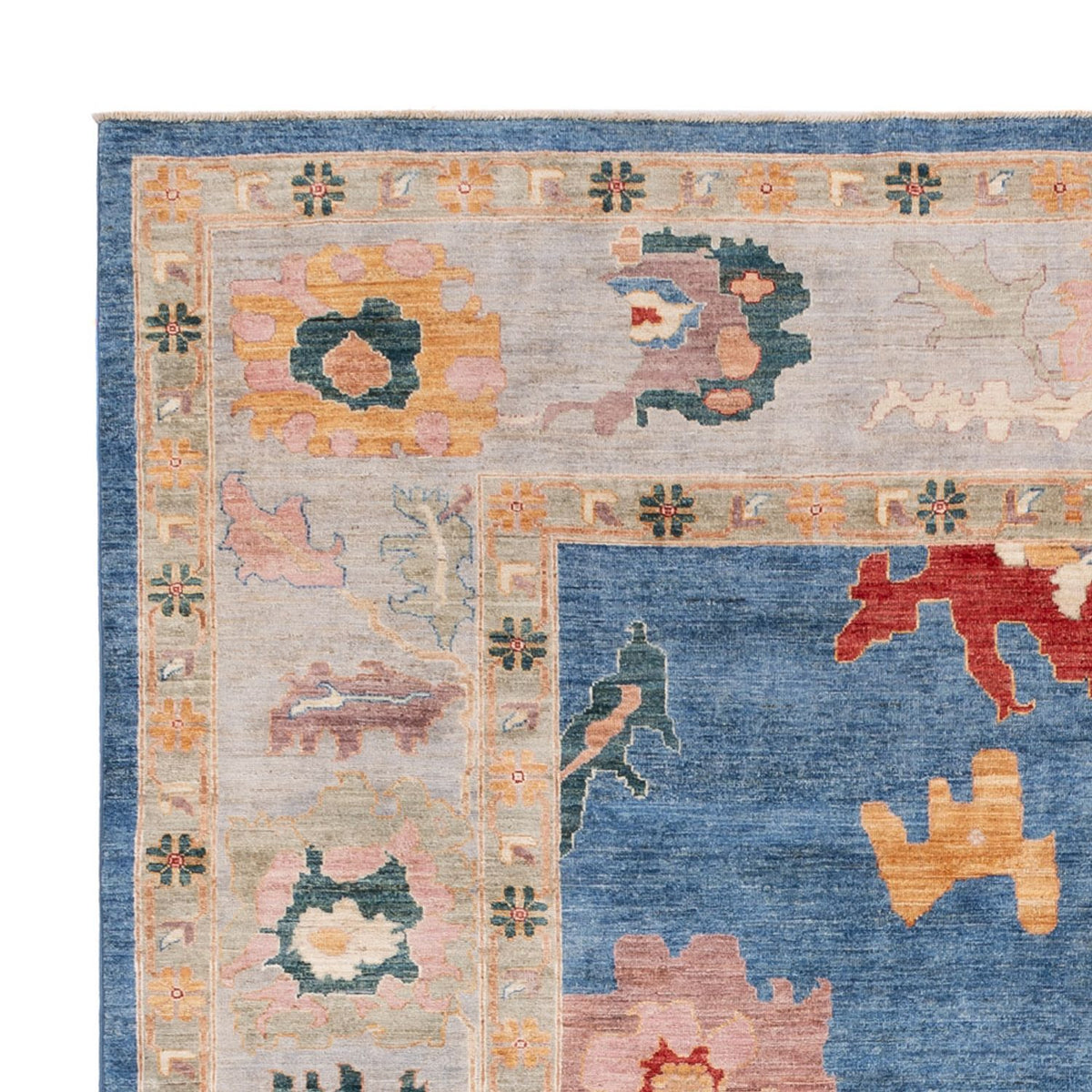 Ziegler Tapijt - Usak - 289 x 244 cm - blauw