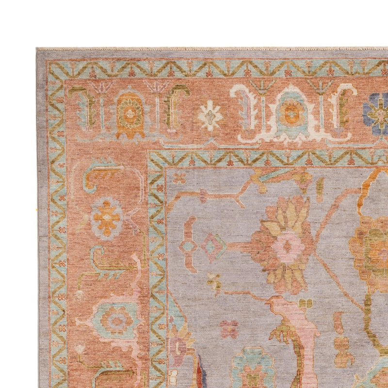 Ziegler Tapijt - Usak - 346 x 243 cm - lichtblauw