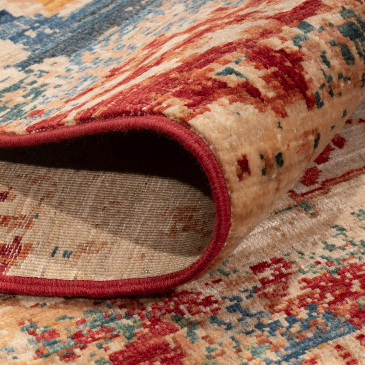 Designer tapijt - 198 x 155 cm - veelkleurig