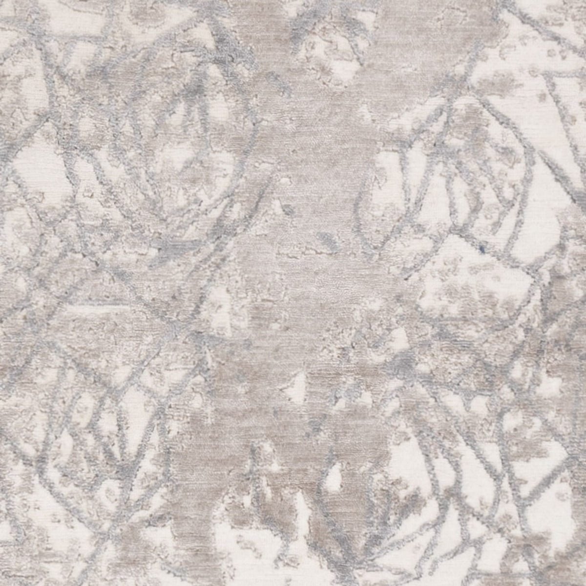 Designer tapijt - 203 x 152 cm - zilver