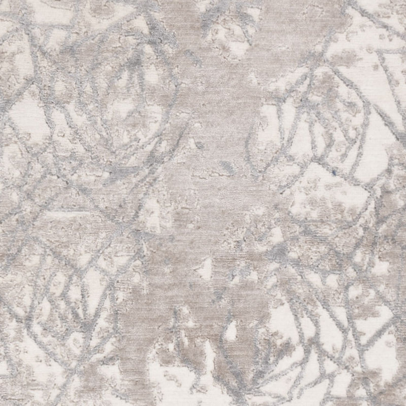 Designer tapijt - 203 x 152 cm - zilver