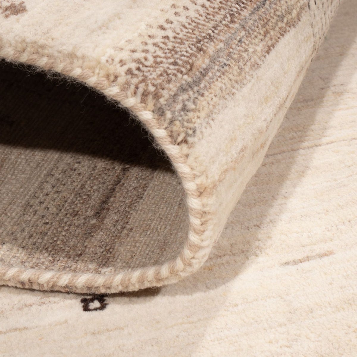 Gabbeh Tapijt - Loribaft Indus - 207 x 156 cm - zilver