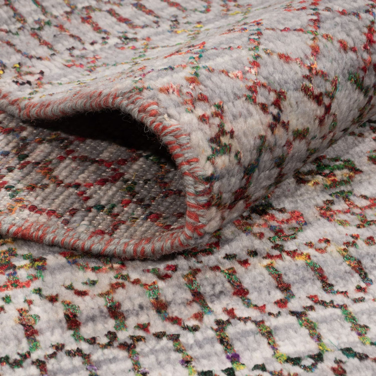 Designer tapijt - 195 x 150 cm - donkerblauw