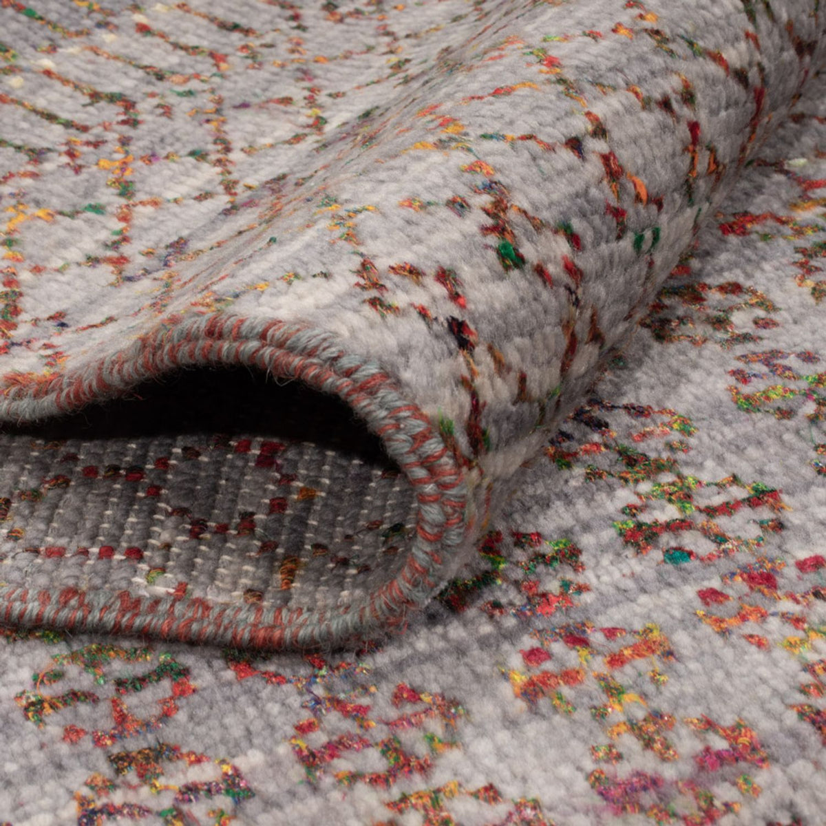 Designer tapijt - 200 x 150 cm - donkerblauw