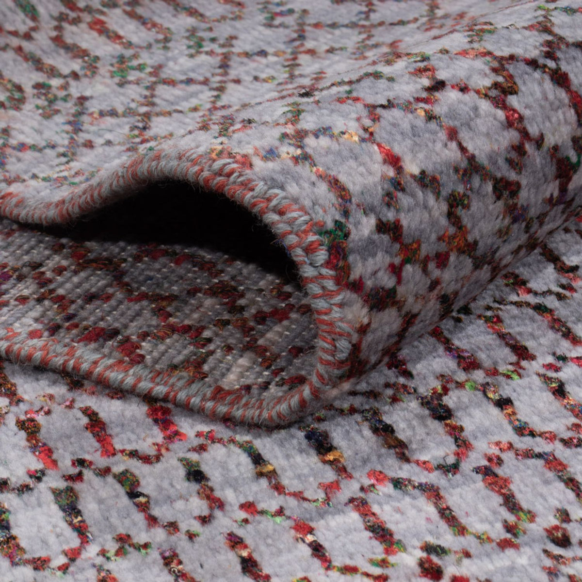 Designer tapijt - 199 x 150 cm - donkerblauw