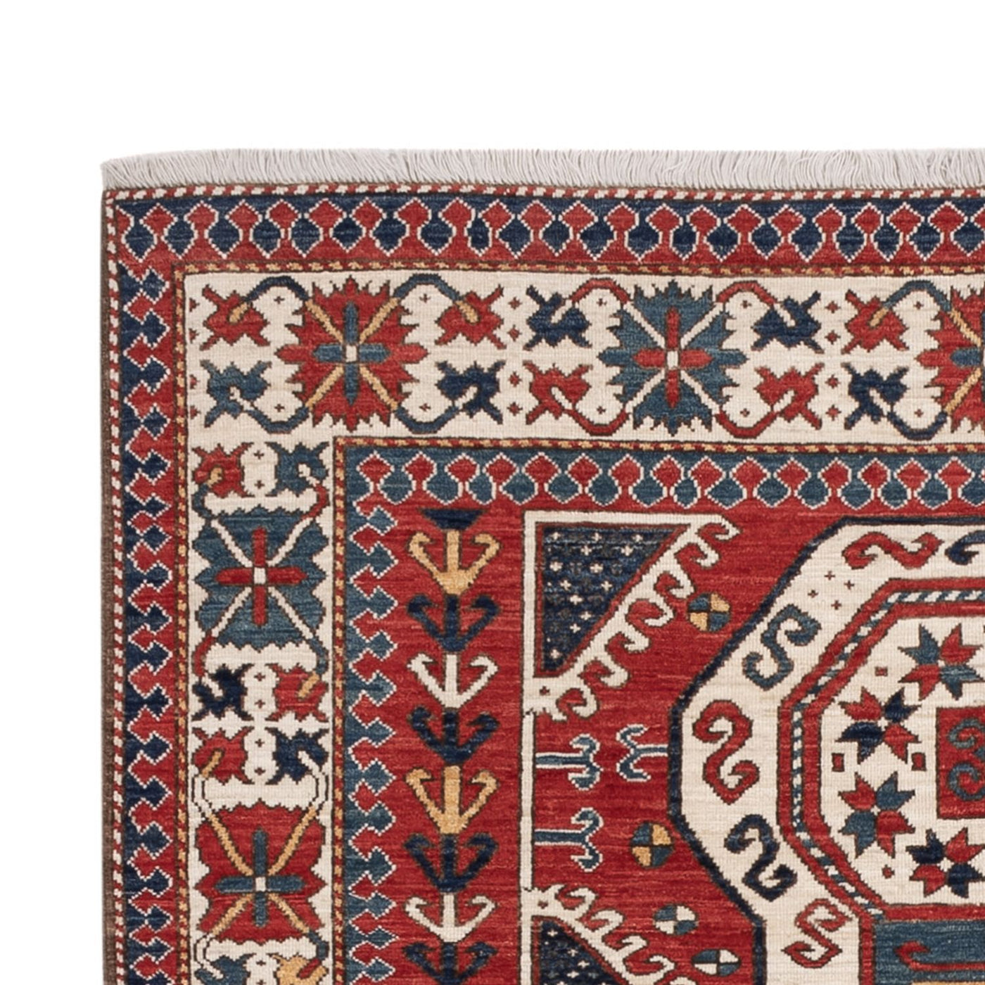 Kazak Tapijt 198x146cm - Oosters Tapijt