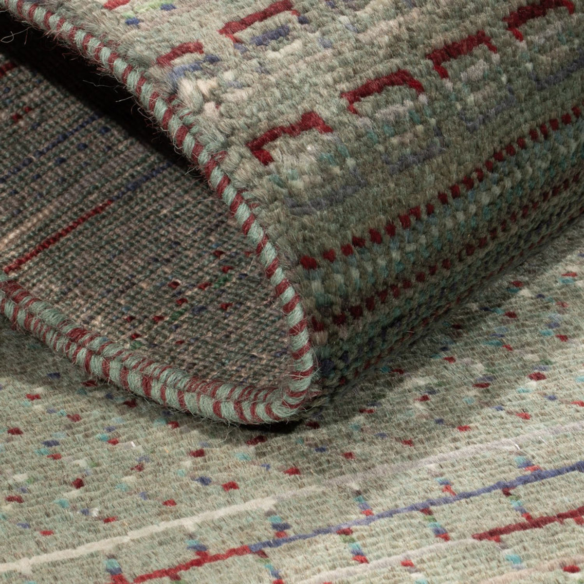 Gabbeh tapijt - Perzisch - 208 x 136 cm - donkergroen