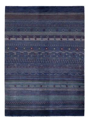 Gabbeh tapijt - Perzisch - 191 x 140 cm - donkerblauw