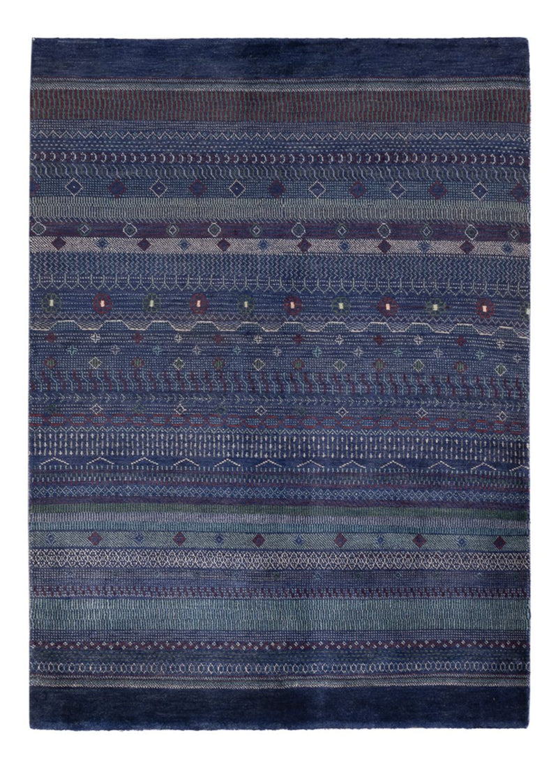 Gabbeh tapijt - Perzisch - 191 x 140 cm - donkerblauw