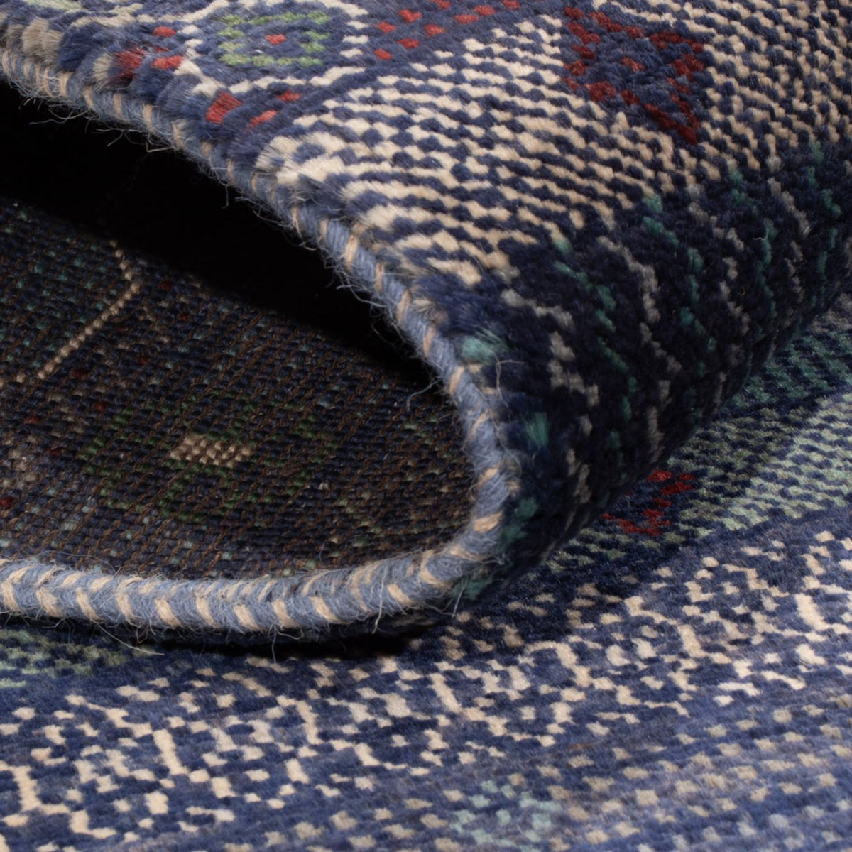 Gabbeh tapijt - Perzisch - 191 x 140 cm - donkerblauw