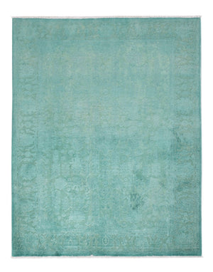 Designer tapijt - 196 x 156 cm - turkoois