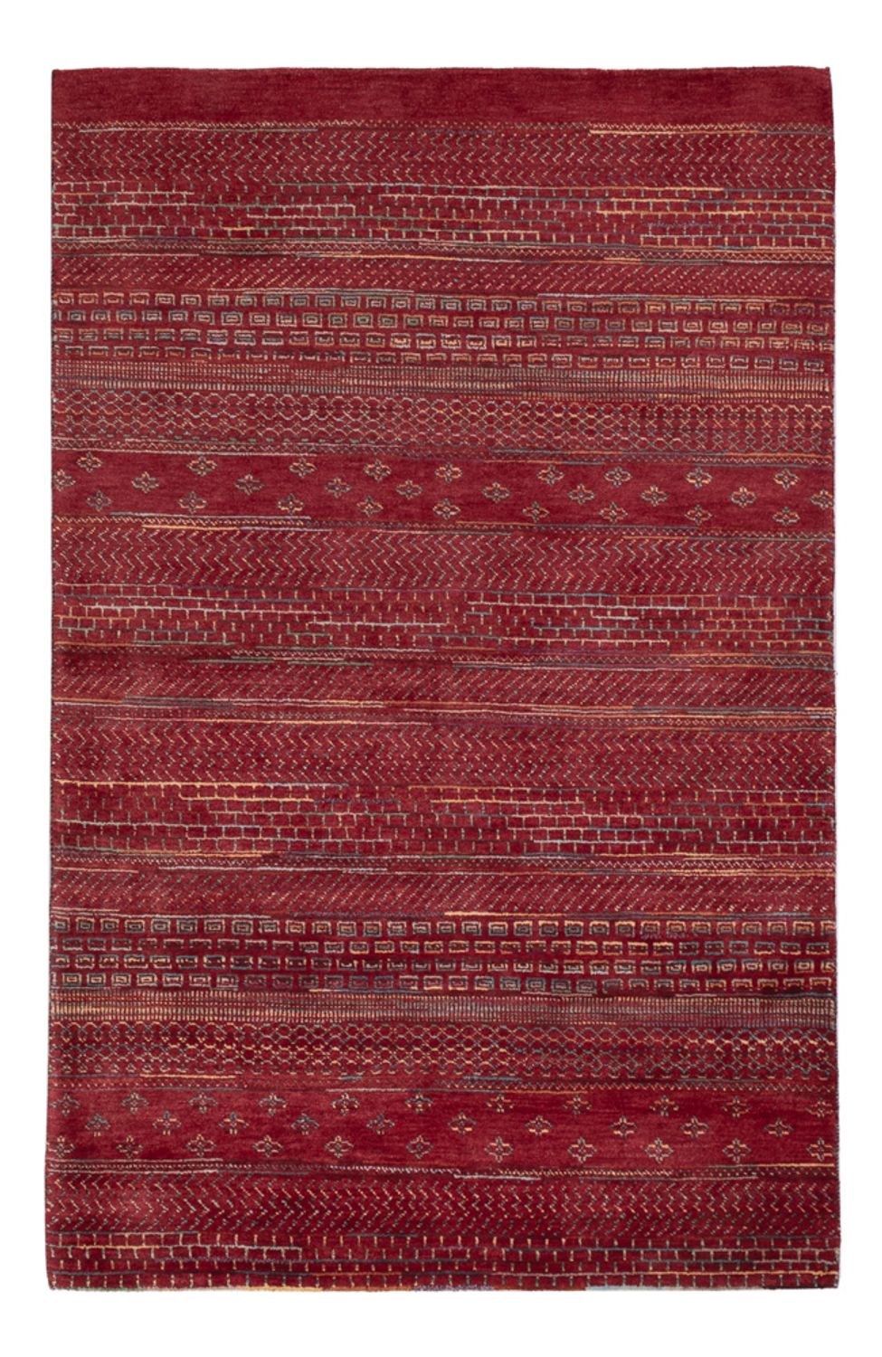 Gabbeh Tapijt - Loribaft Indus - 192 x 122 cm - rood