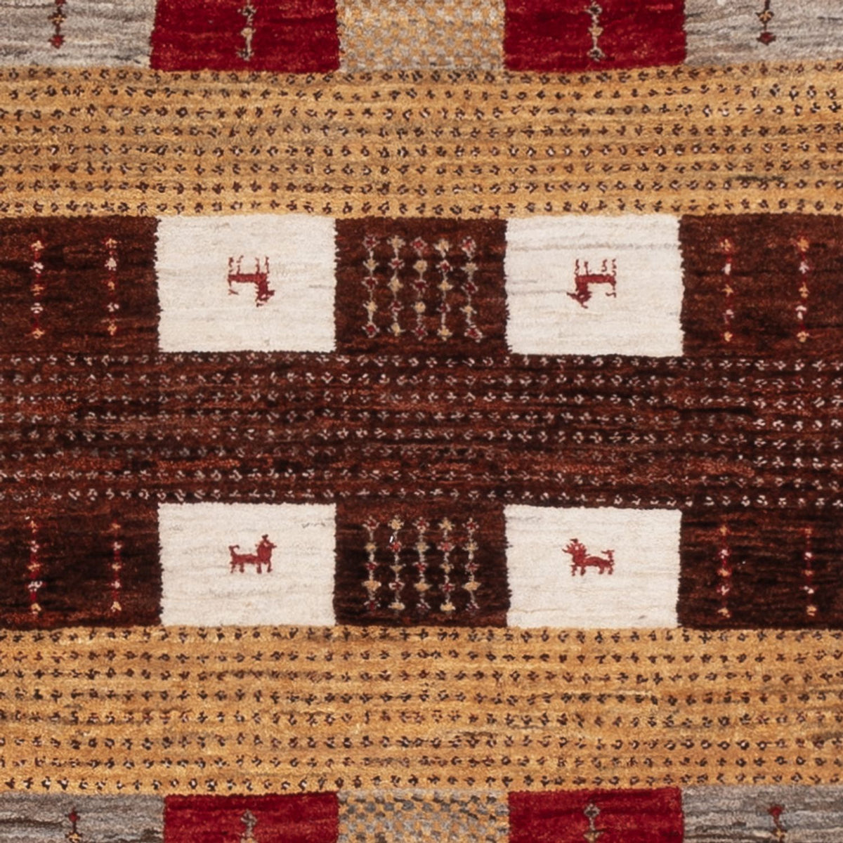 Gabbeh Tapijt - Loribaft Indus - 209 x 152 cm - veelkleurig