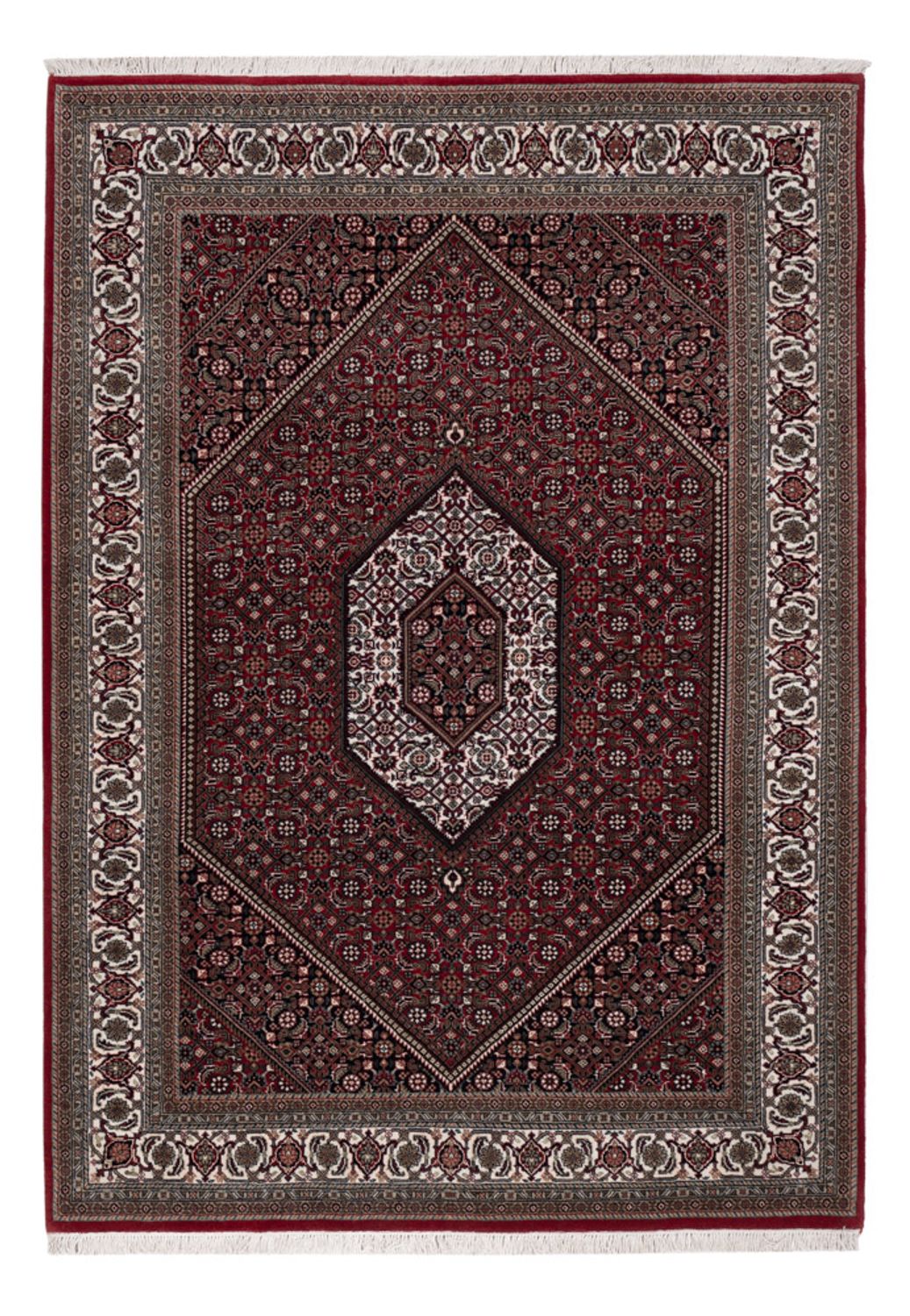 Oosters tapijt - Bijar - Indus - 202 x 138 cm - donkerbruin