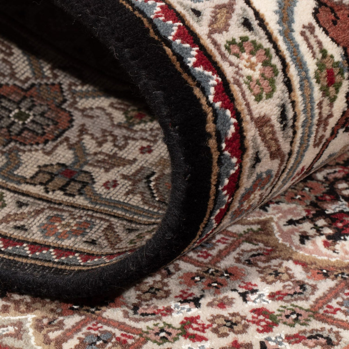 Oosters tapijt - Tabriz - 196 x 141 cm - donkergrijs