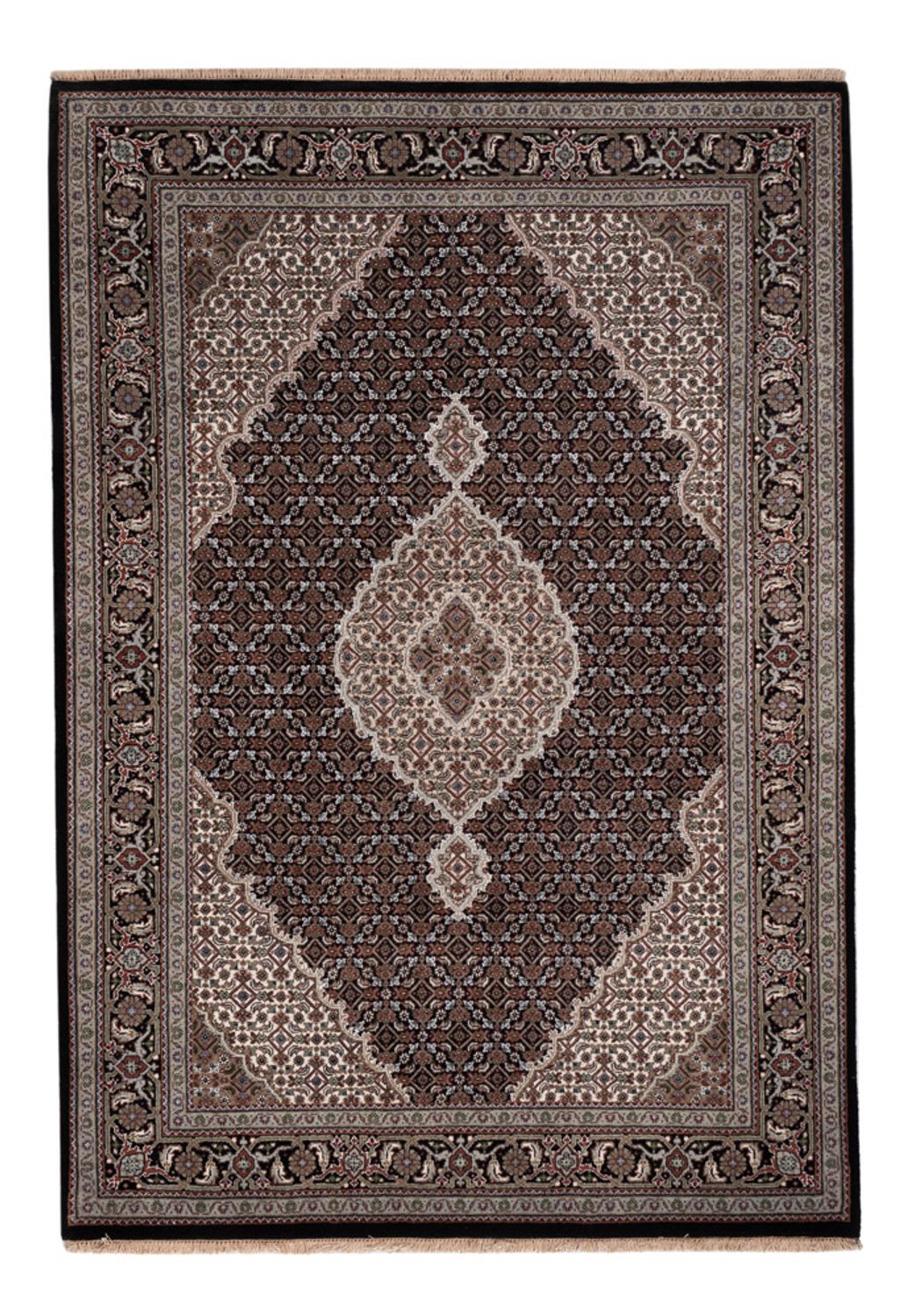 Oosters tapijt - Tabriz - 205 x 143 cm - donkergrijs