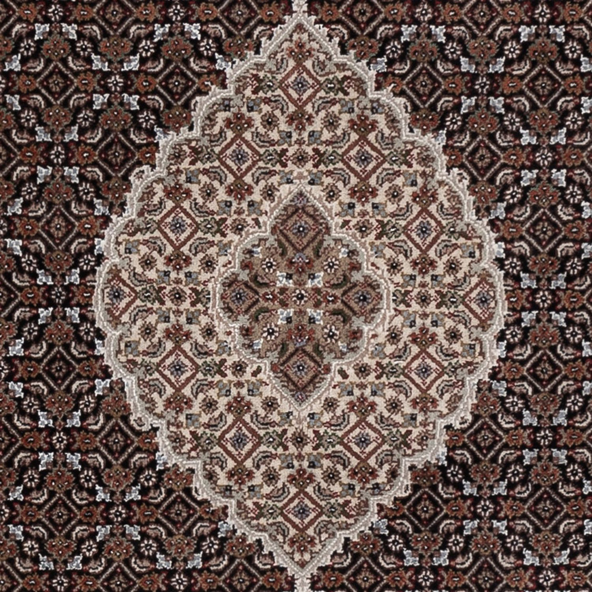 Oosters tapijt - Tabriz - 205 x 143 cm - donkergrijs