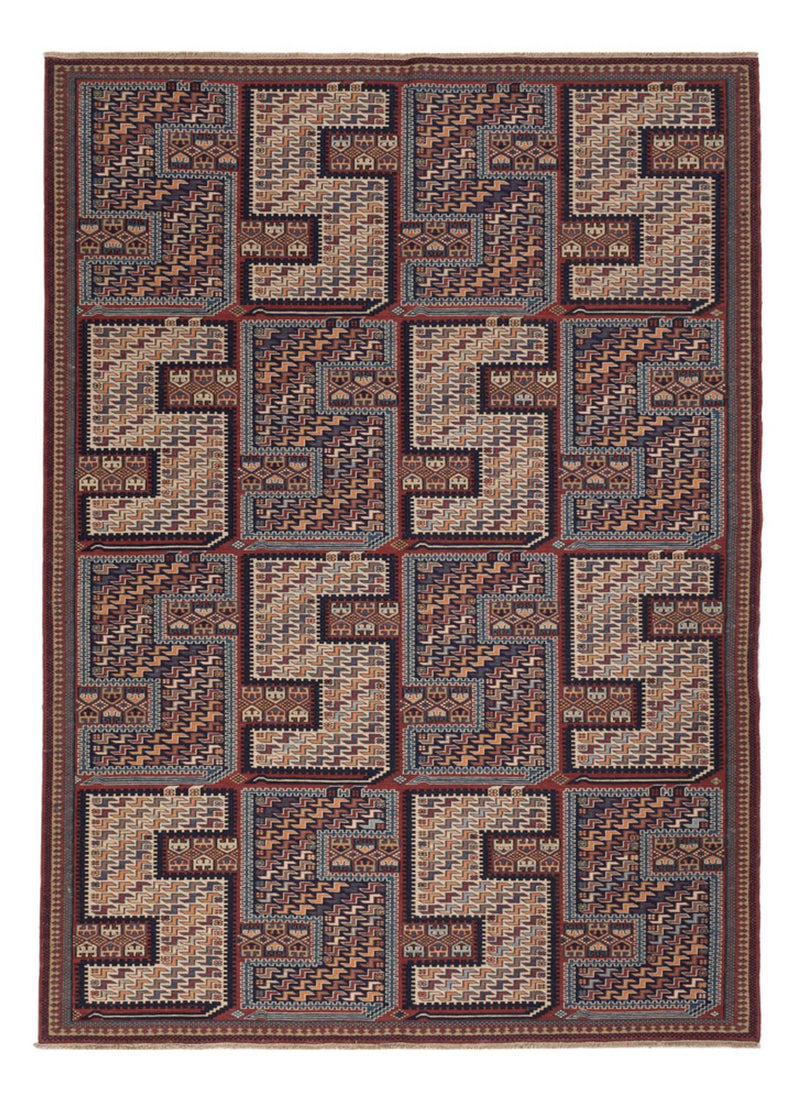 Kelim tapijt - Oosters - Soumak - 215 x 155 cm - donker beige