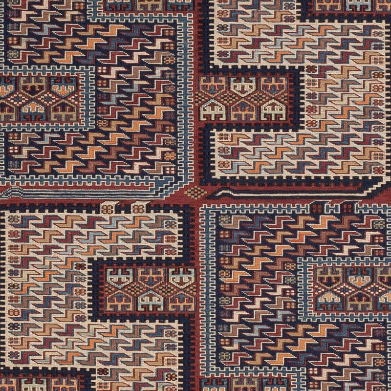 Kelim tapijt - Oosters - Soumak - 215 x 155 cm - donker beige