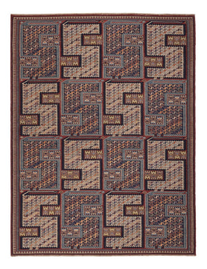 Kelim tapijt - Oosters - Soumak - 209 x 166 cm - donker beige