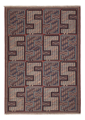 Kelim tapijt - Oosters - Soumak - 223 x 156 cm - donker beige