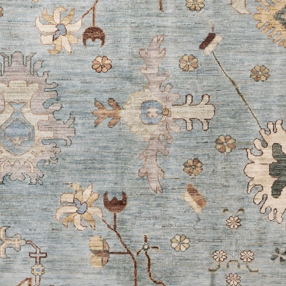 Ziegler Tapijt - Usak - 296 x 200 cm - lichtblauw