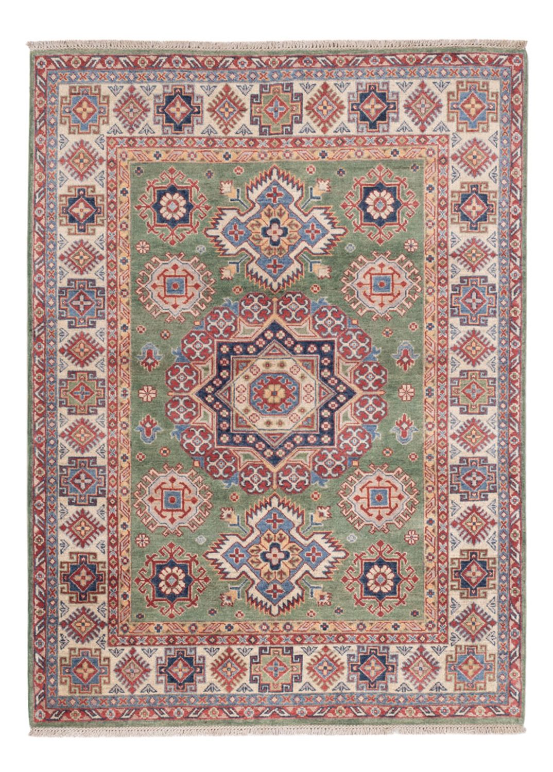 Ziegler Tapijt - Kazak - 202 x 150 cm - groen