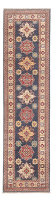 Loper Ziegler Tapijt - Kazak - 303 x 80 cm - donkerblauw
