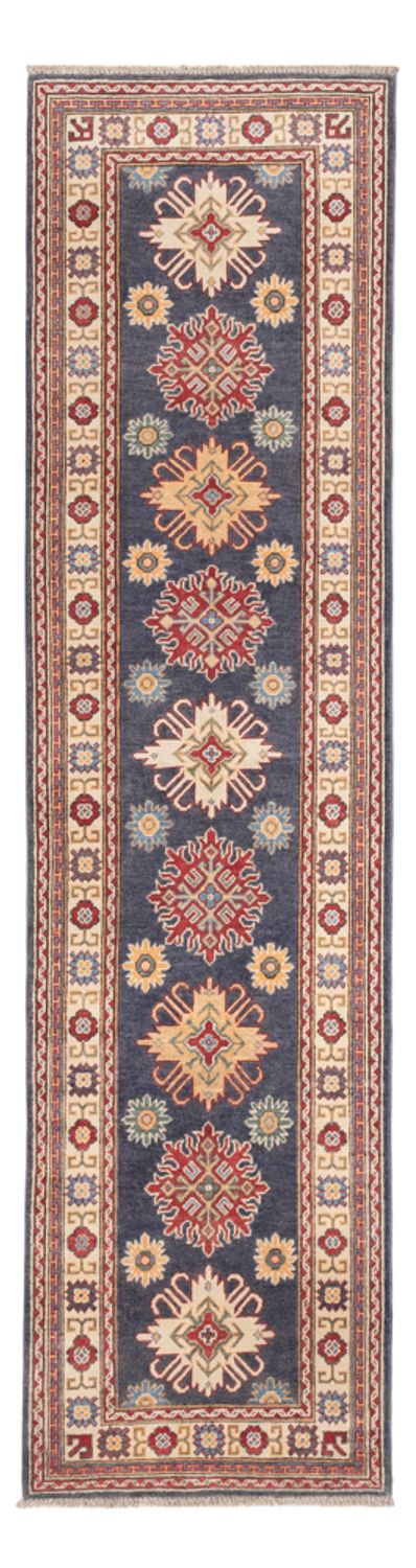 Loper Ziegler Tapijt - Kazak - 303 x 80 cm - donkerblauw
