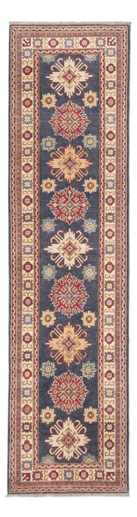 Loper Ziegler Tapijt - Kazak - 303 x 80 cm - donkerblauw