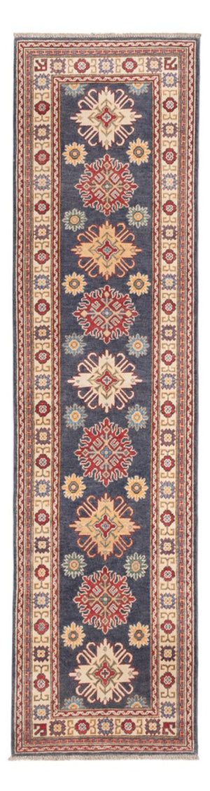 Loper Ziegler Tapijt - Kazak - 303 x 80 cm - donkerblauw