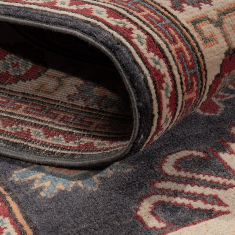 Loper Ziegler Tapijt - Kazak - 303 x 80 cm - donkerblauw