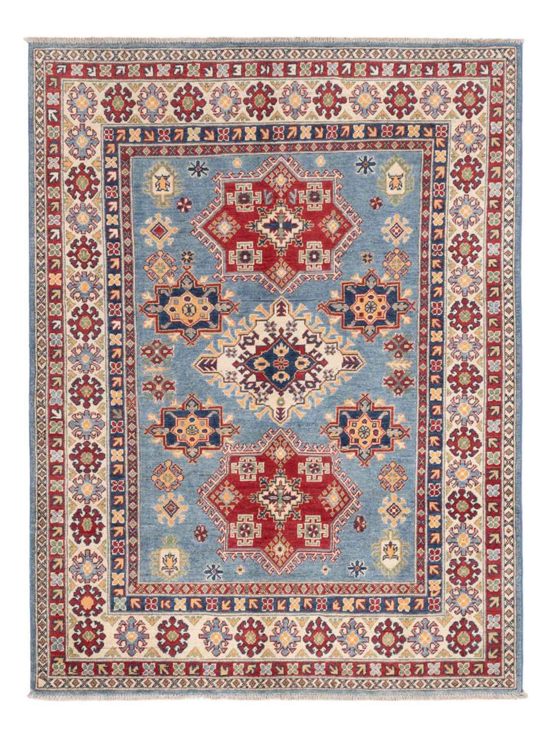 Ziegler Tapijt - Kazak - 202 x 153 cm - blauw