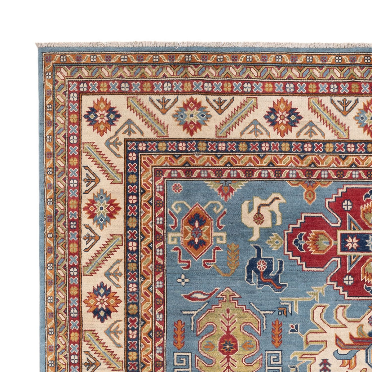 Ziegler Tapijt - Kazak - 301 x 243 cm - blauw
