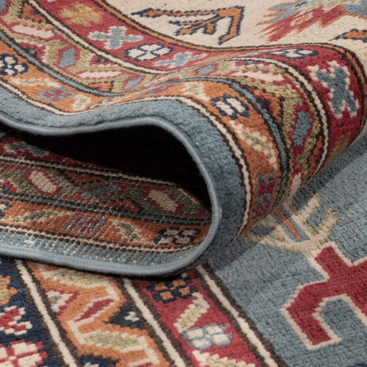 Ziegler Tapijt - Kazak - 301 x 243 cm - blauw