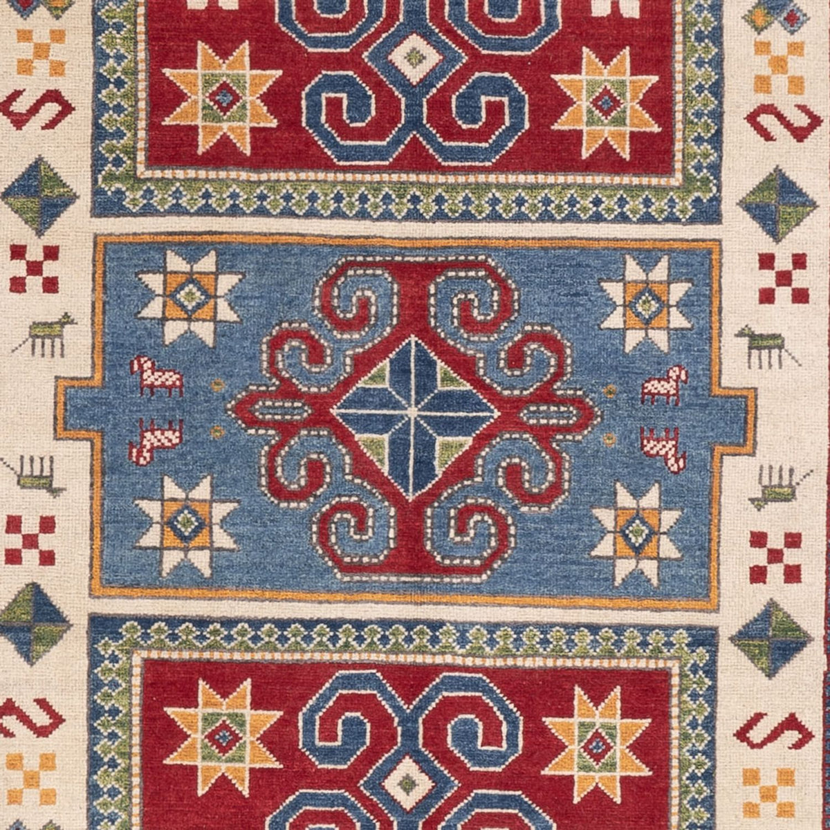 Ziegler Tapijt - Kazak - 302 x 197 cm - blauw