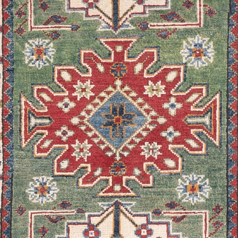 Loper Ziegler Tapijt - Kazak - 192 x 83 cm - groen