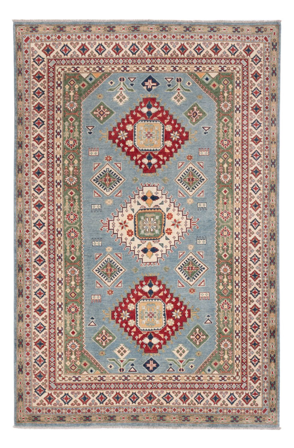 Ziegler Tapijt - Kazak - 291 x 195 cm - lichtblauw