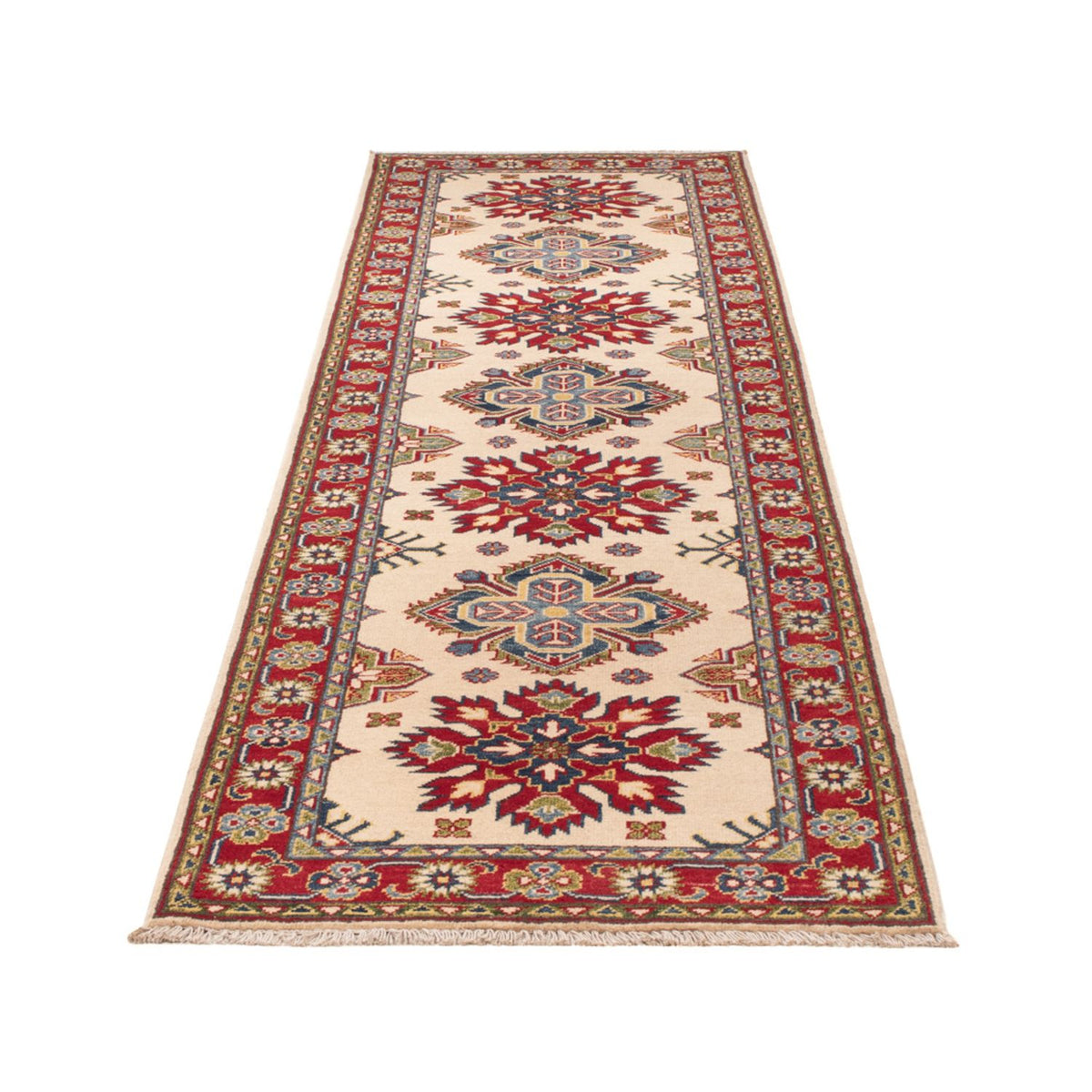 Loper Ziegler Tapijt - Kazak - 298 x 77 cm - beige