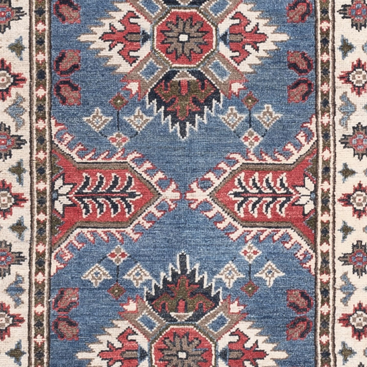 Loper Ziegler Tapijt - Kazak - 288 x 82 cm - blauw