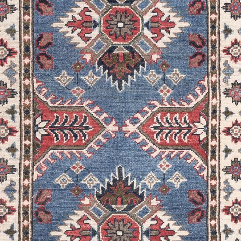 Loper Ziegler Tapijt - Kazak - 288 x 82 cm - blauw