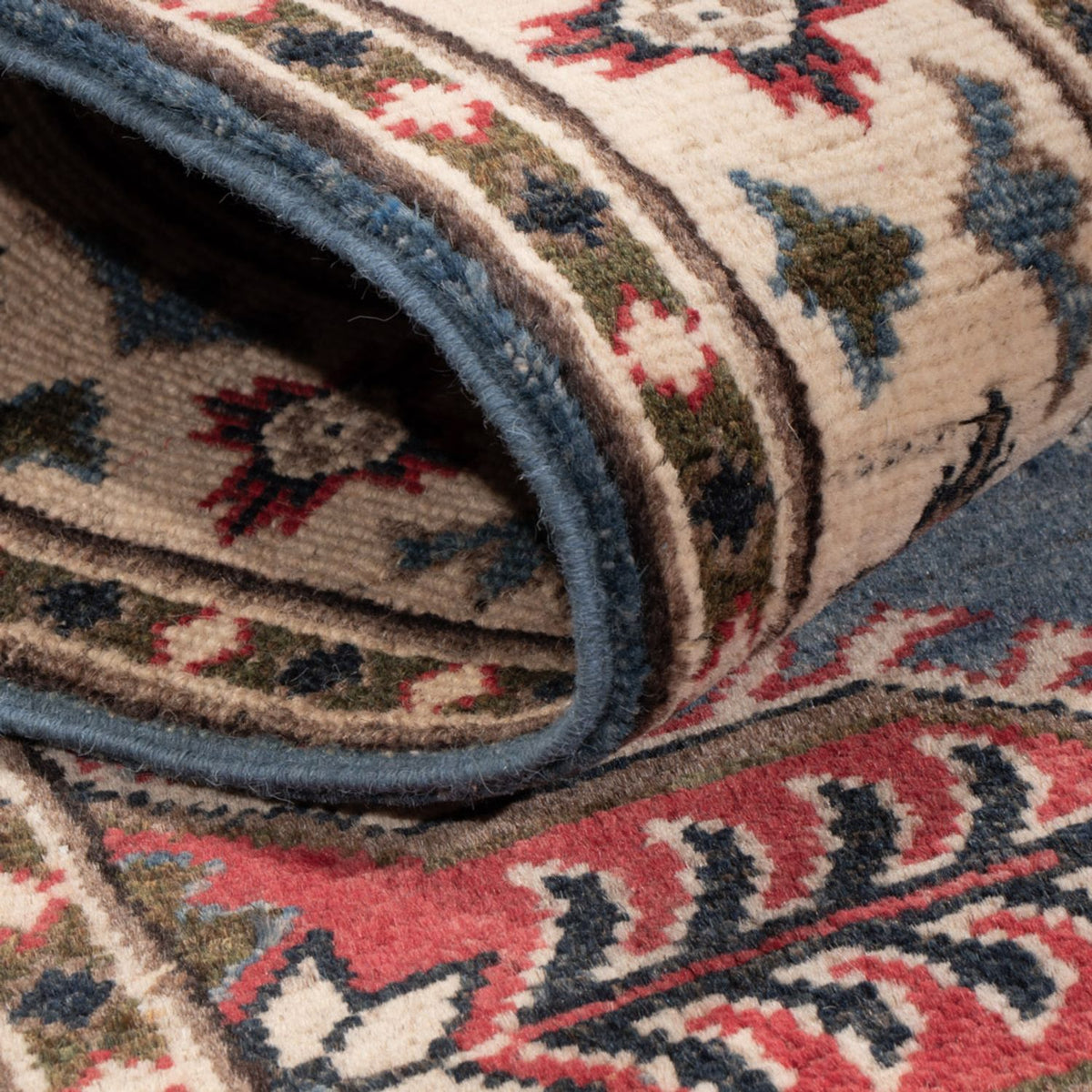 Loper Ziegler Tapijt - Kazak - 288 x 82 cm - blauw