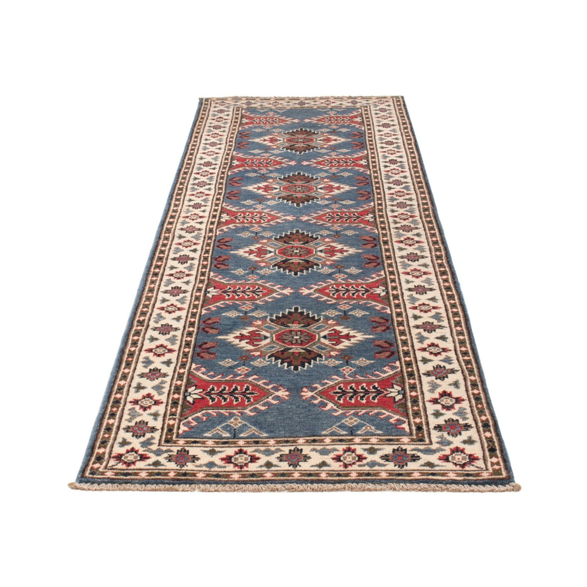 Loper Ziegler Tapijt - Kazak - 288 x 82 cm - blauw