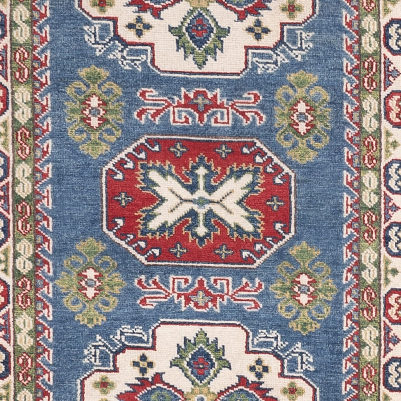 Loper Ziegler Tapijt - Kazak - 281 x 80 cm - blauw