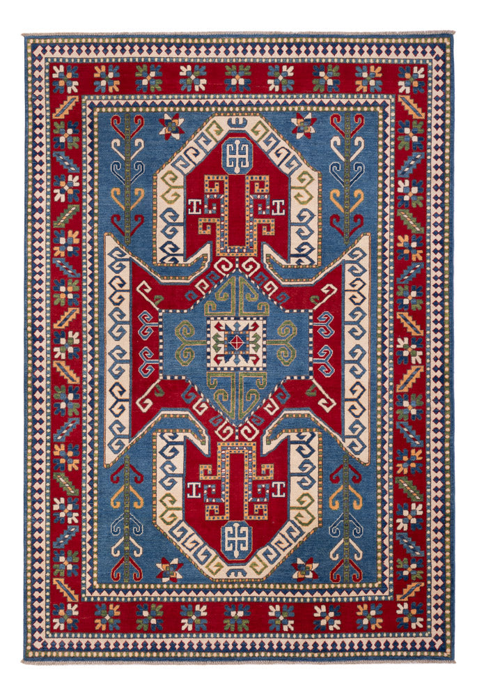 Ziegler Tapijt - Kazak - 295 x 203 cm - blauw